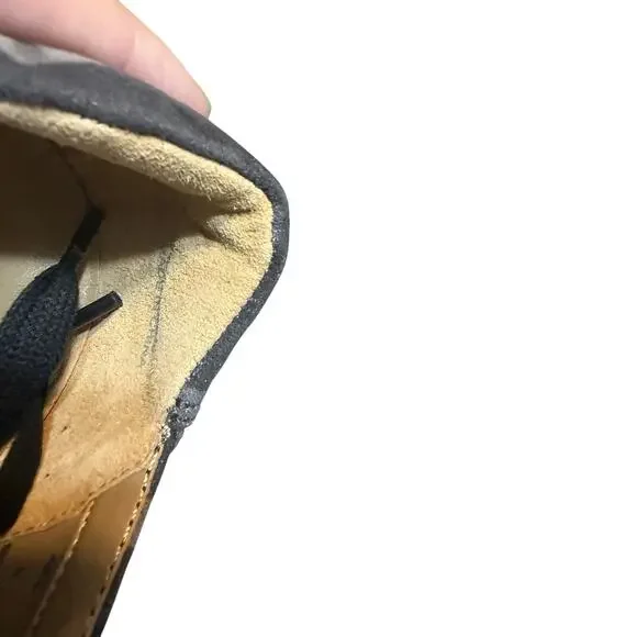 GILI Women’s Adalie Lace Up Sneakers Black Perforated Camo Trim Size 8M NWB - Picture 4 of 16